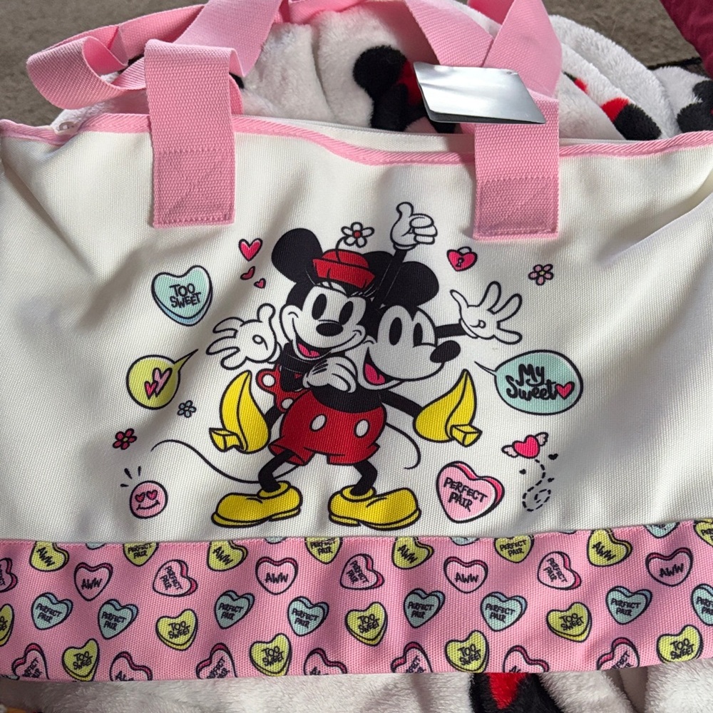 Disney Mickey and Minnie Tote Bag